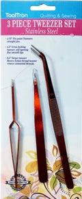 3 Piece Tweezer Set Tool Tron