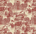America 250 Red Toile