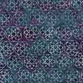 Banyan Batik Multi Purple Blue Gray