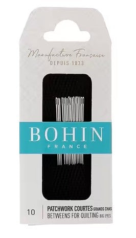 Bohin Between Quilting Needles Size 10 Big Eye
