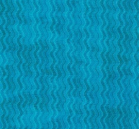 Calypso III Teal Waves