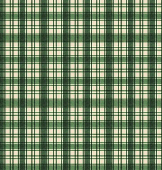 Cardinal Charm Green Plaid