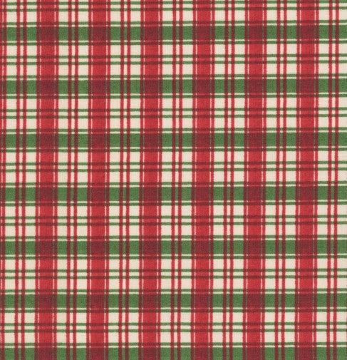 Cardinal Charm Red Green Plaid