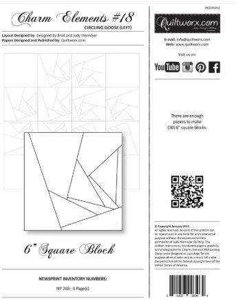 Charm Elements 18 - Circling Goose (Left)
