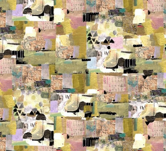 Clothworks Painter's Joy Olive Multi