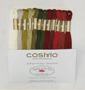 Cosmo Cotton Embroidery Floss Pack Victorian Holiday 12 Colors
