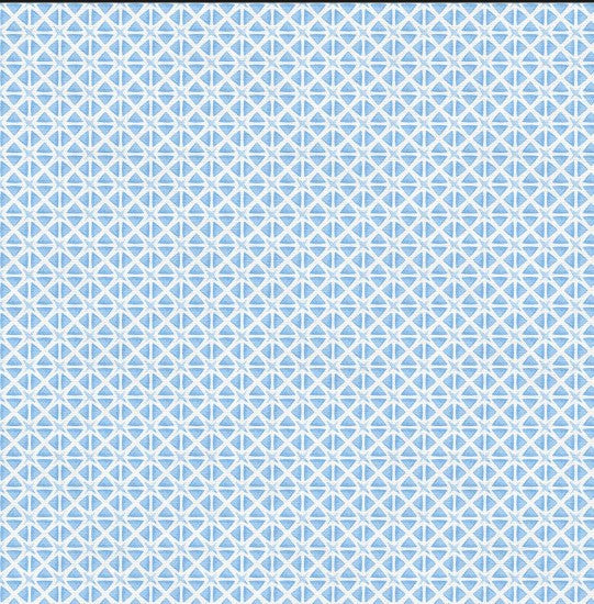 Counting Sheep Tiles Blue fabric bolt with playful sheep design