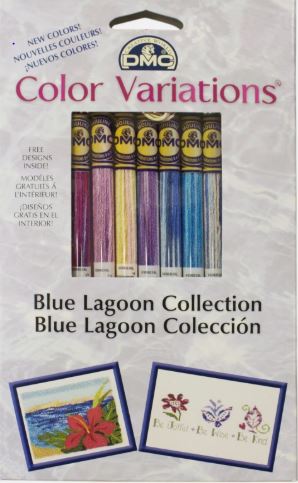 DMC Color Variations Floss Pack 8.7yd, 8 per Pkg Blue Lagoon