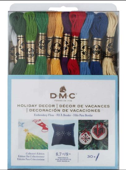 DMC Embroidery Floss Pack - Holiday Decor - 8.7 yards - 30 skeins