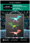 Dinorama T-Rex On Roller Skates
