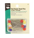 Dritz Flat Flower Head Pins No Melt