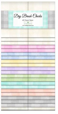 Dry Brush Checks Strip Set