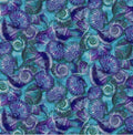 Fabulous Flamingos Blue Green Shell