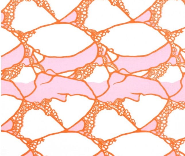 Figo Entangled Blush fabric bolt by Cedar Valley Crafts