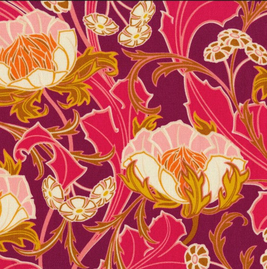 Figo Wanderlust Plum fabric bolt by Cedar Valley Crafts