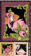Flamingo Fabric Panel