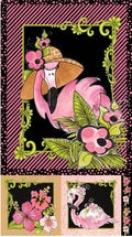 Flamingo Fabric Panel