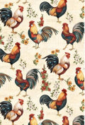 Garden Gate Roosters Lg. Rooster Cream