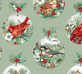 Home For Christmas Green Baubles