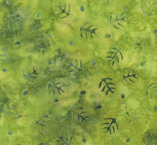 Island Batik Twigs Green Landscapes