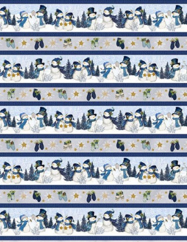 Let It Snow Border Print