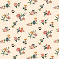 Liberty Tumbling Posies Beige
