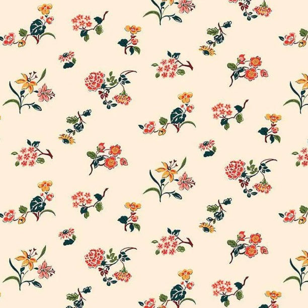 Liberty Tumbling Posies Beige