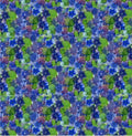 Lily Pond Blue Floral Blender
