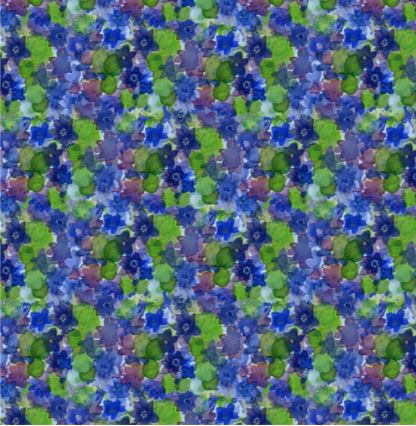 Lily Pond Blue Floral Blender