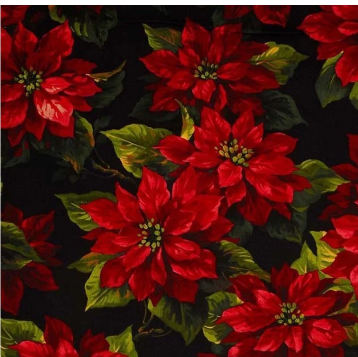 MM Scarlet Poinsettia Wideback