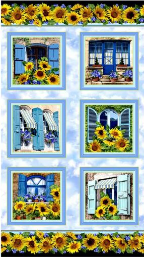 MM Summer Sunflower Scenic Panel