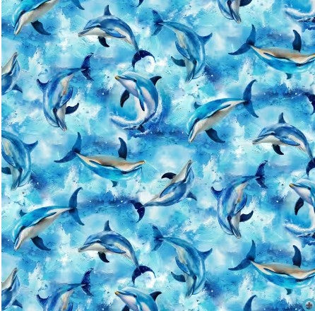 MM Moonlit Dolphins Blue