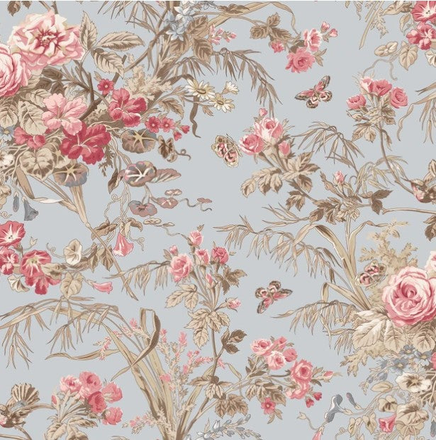 Meadow Blush Blue Focal Floral