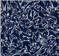 Michael Miller Lounging Dogs Blue