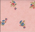 Moda Belle Isle Pink Mini Flags & Flowers