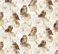Night Owl Cream Multi Owls