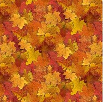 Night Owl Orange Multi Leaves