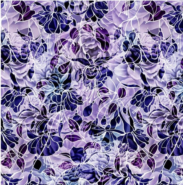 P&B Petal Play Purples 108 inches