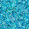 Painted Sea Flowing Aqua Linework