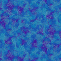 Painted Sea Leafy Sea Trails Aqua Blue
