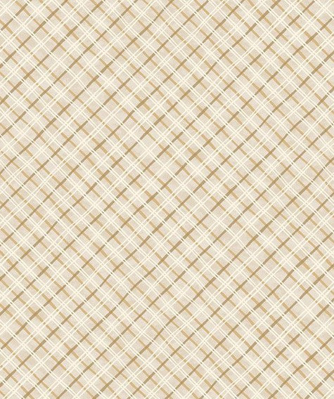Paws At Play Cream Plaid