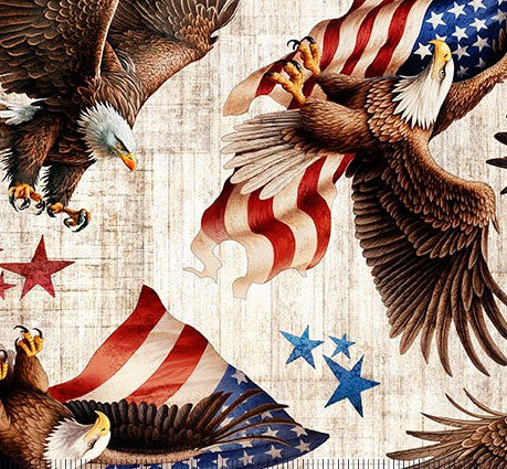 QT 1776 Cream Eagle Toss