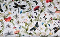 QT Dragonfly Gardens White Multi Dragonfly