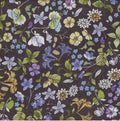 QT Drawn To Birds Black Floral