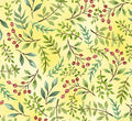 QT Drawn To Birds Floral Toss Pale Yellow