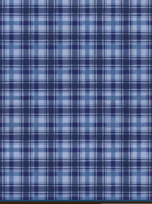 QT Season of Giving Blue Plaid