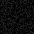 QT Quilt Illusions Blk. Scribbles