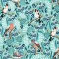 RK Feathers Flora Birds Mint
