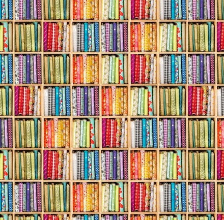 Secret Life Of Squirrels Fabric Shelves