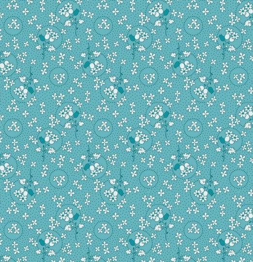 Sentiments Aqua Circle Florals